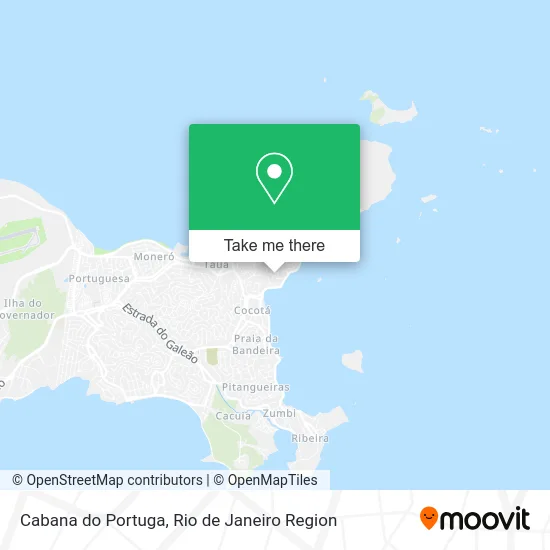 Cabana do Portuga map