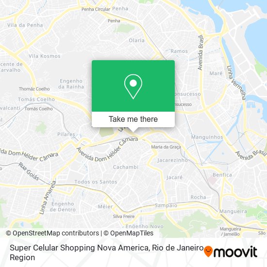 Mapa Super Celular Shopping Nova America