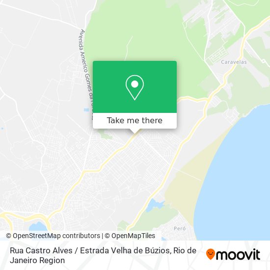 Rua Castro Alves / Estrada Velha de Búzios map