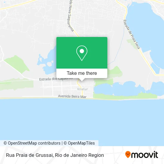 Rua Praia de Grussai map