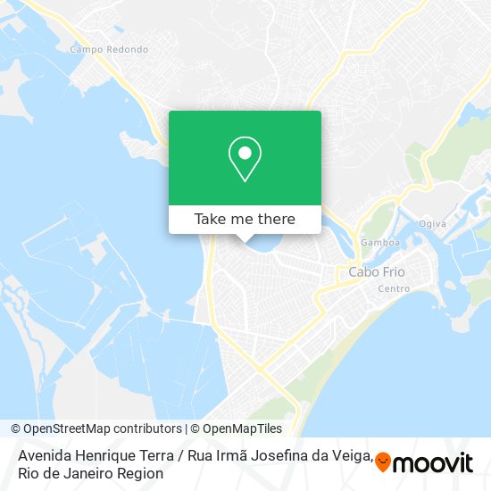 Mapa Avenida Henrique Terra / Rua Irmã Josefina da Veiga