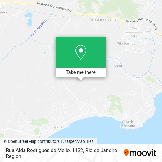 Rua Alda Rodrigues de Mello, 1122 map