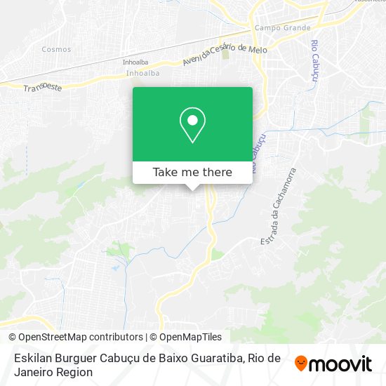Eskilan Burguer Cabuçu de Baixo Guaratiba map