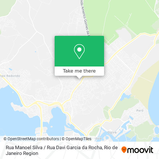 Mapa Rua Manoel Silva / Rua Davi Garcia da Rocha