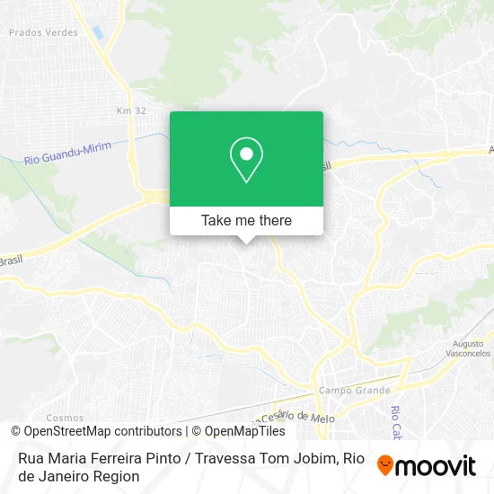 Rua Maria Ferreira Pinto / Travessa Tom Jobim map