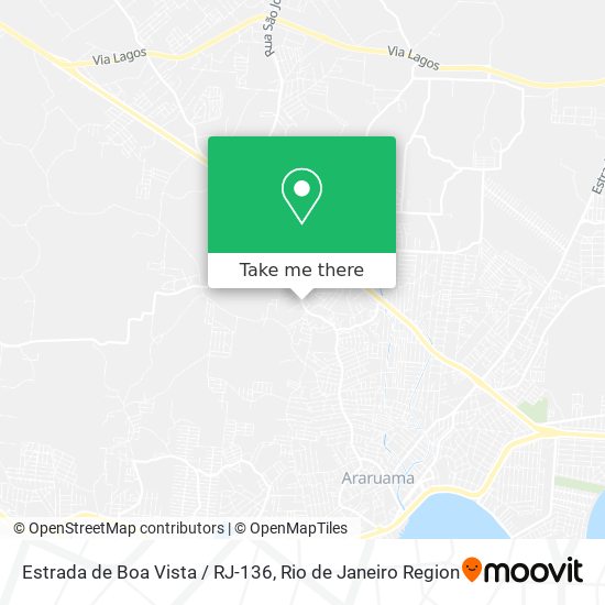 Estrada de Boa Vista / RJ-136 map