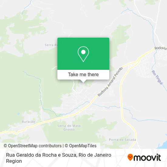Rua Geraldo da Rocha e Souza map