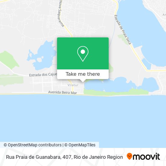 Rua Praia de Guanabara, 407 map