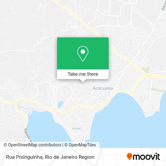 Rua Pixinguinha map