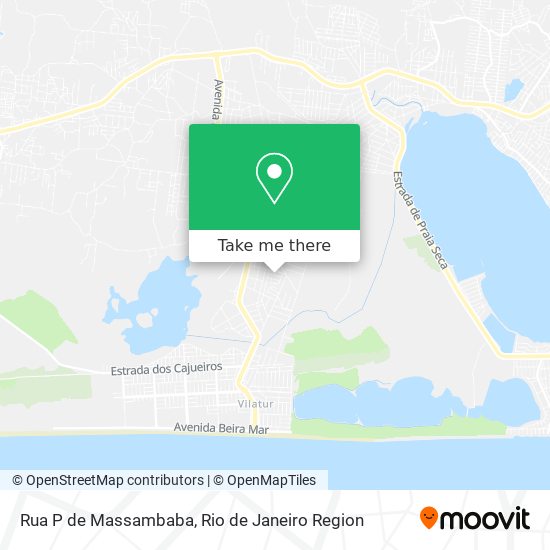 Mapa Rua P de Massambaba