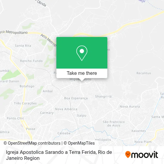 Igreja Apostolica Sarando a Terra Ferida map