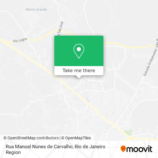 Rua Manoel Nunes de Carvalho map