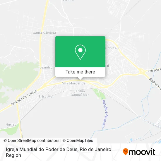 Igreja Mundial do Poder de Deus map