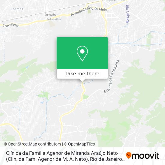 Clínica da Família Agenor de Miranda Araújo Neto (Clin. da Fam. Agenor de M. A. Neto) map