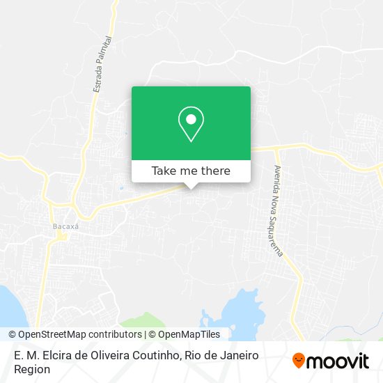 E. M. Elcira de Oliveira Coutinho map