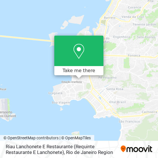 Mapa Riau Lanchonete E Restaurante