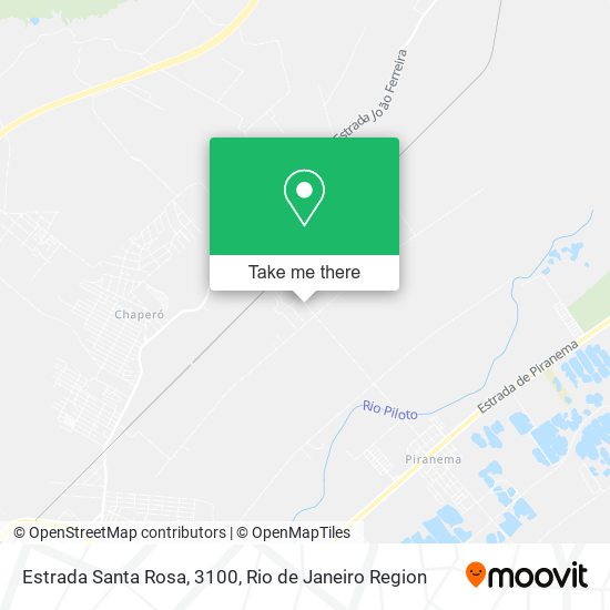 Estrada Santa Rosa, 3100 map