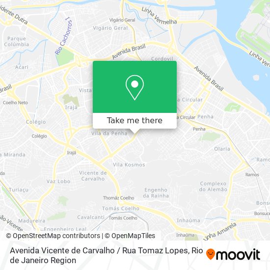 Avenida Vicente de Carvalho / Rua Tomaz Lopes map