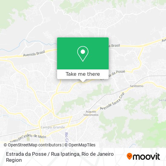 Estrada da Posse / Rua Ipatinga map