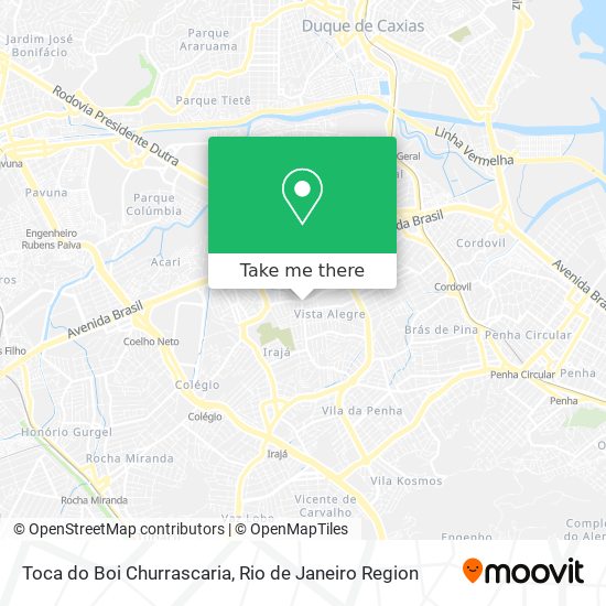 Mapa Toca do Boi Churrascaria