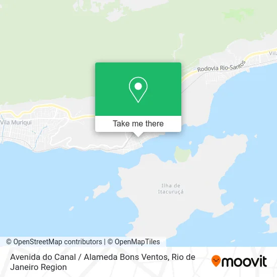 Avenida do Canal / Alameda Bons Ventos map