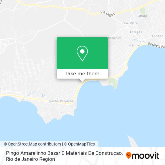 Pingo Amarelinho Bazar E Materiais De Construcao map