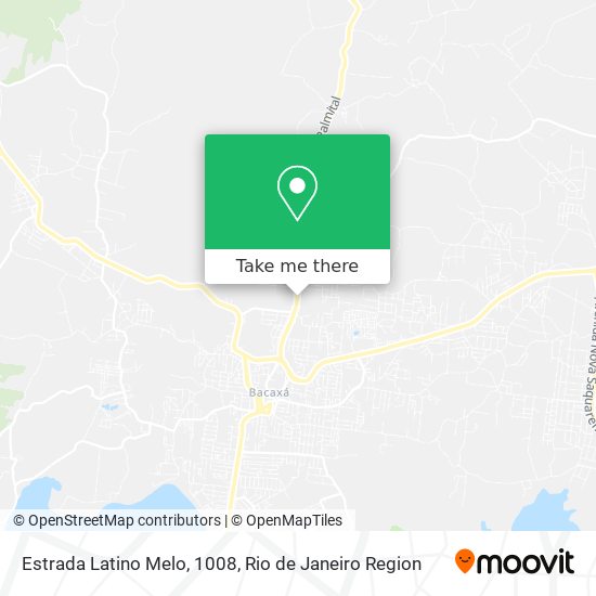 Estrada Latino Melo, 1008 map