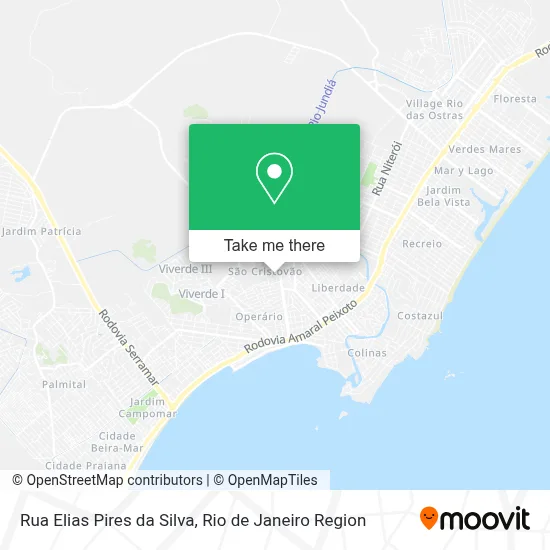 Rua Elias Pires da Silva map