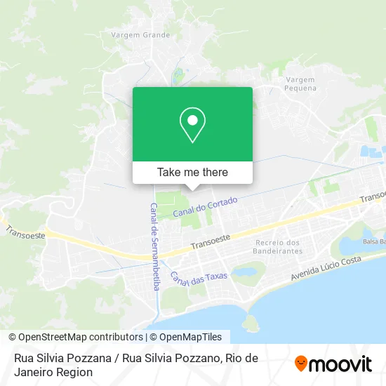 Rua Silvia Pozzana / Rua Silvia Pozzano map