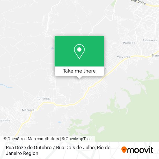 Rua Doze de Outubro / Rua Dois de Julho map