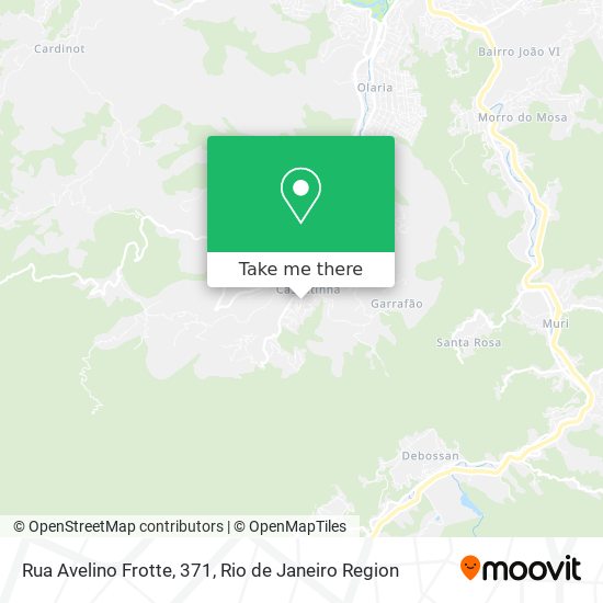 Mapa Rua Avelino Frotte, 371