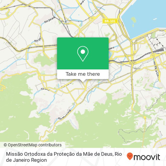 Missão Ortodoxa da Proteção da Mãe de Deus map