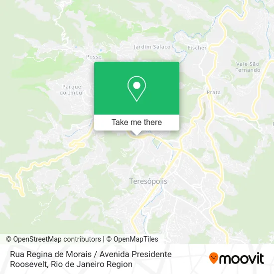 Rua Regina de Morais / Avenida Presidente Roosevelt map