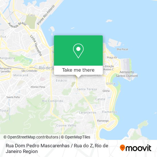 Rua Dom Pedro Mascarenhas / Rua do Z map