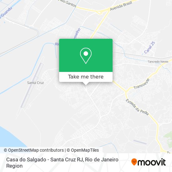 Casa do Salgado - Santa Cruz RJ map