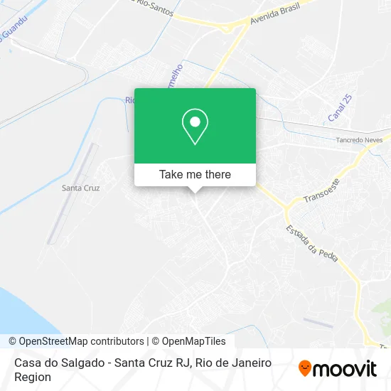 Casa do Salgado - Santa Cruz RJ map