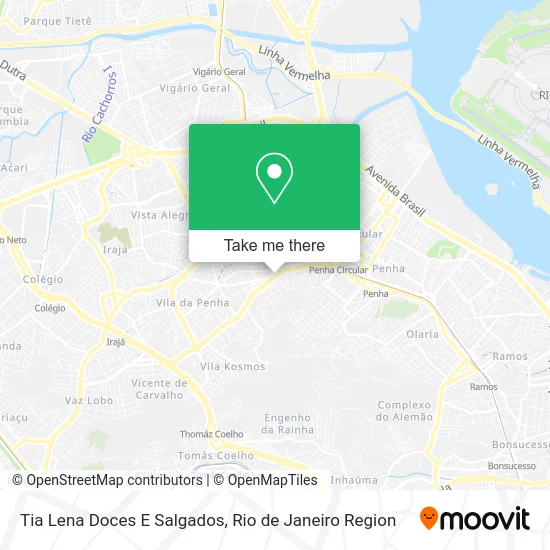 Tia Lena Doces E Salgados map