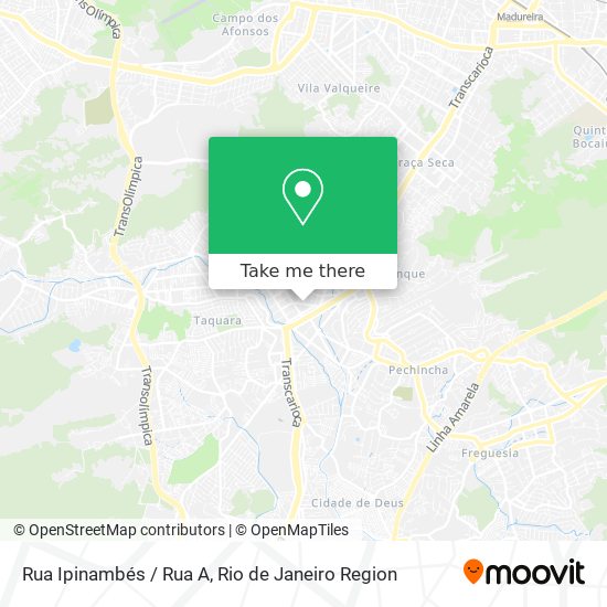 Rua Ipinambés / Rua A map