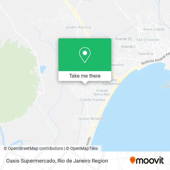 Oasis Supermercado map