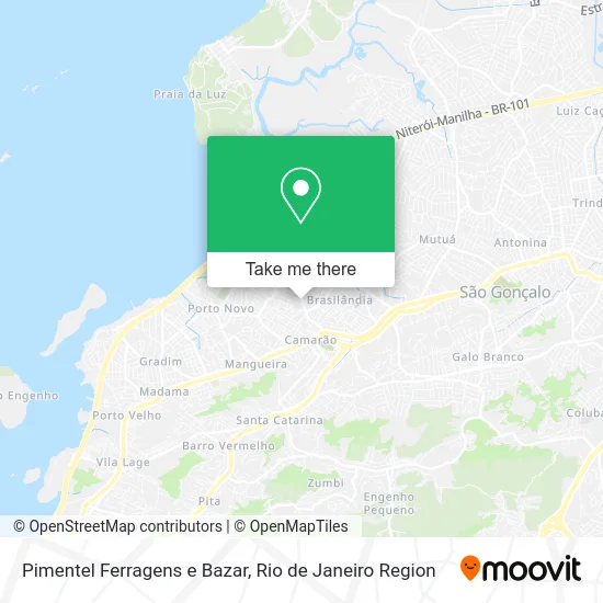 Pimentel Ferragens e Bazar map