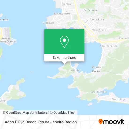 Adao E Eva Beach map