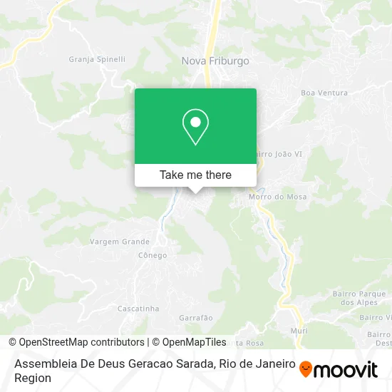 Assembleia De Deus Geracao Sarada map