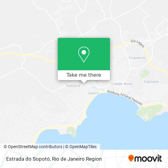 Estrada do Sopotó map