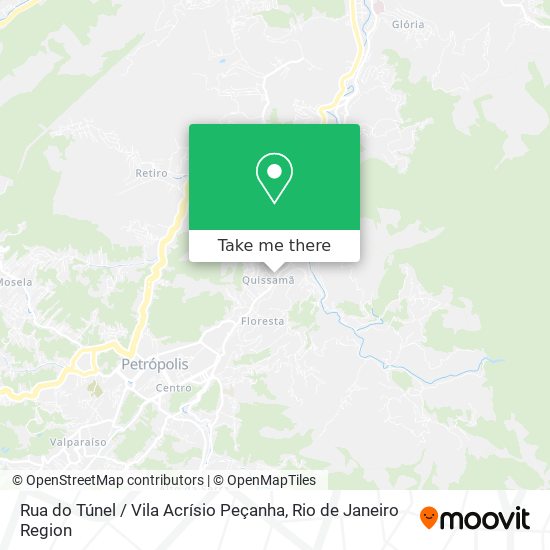 Rua do Túnel / Vila Acrísio Peçanha map