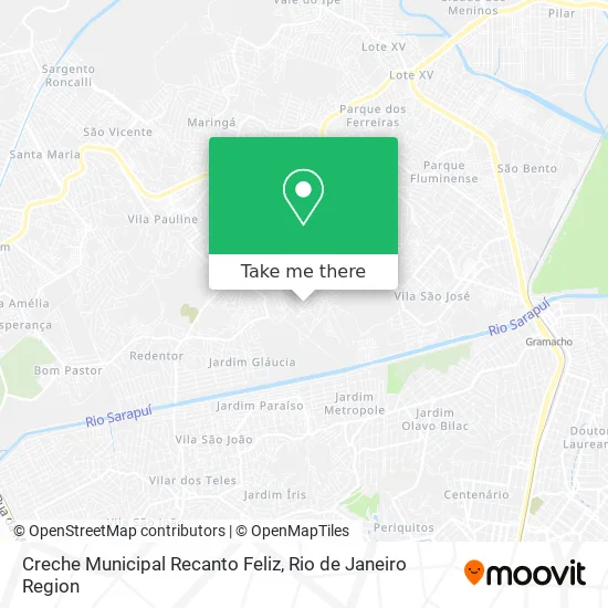 Creche Municipal Recanto Feliz map