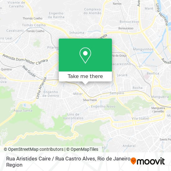 Rua Aristides Caire / Rua Castro Alves map