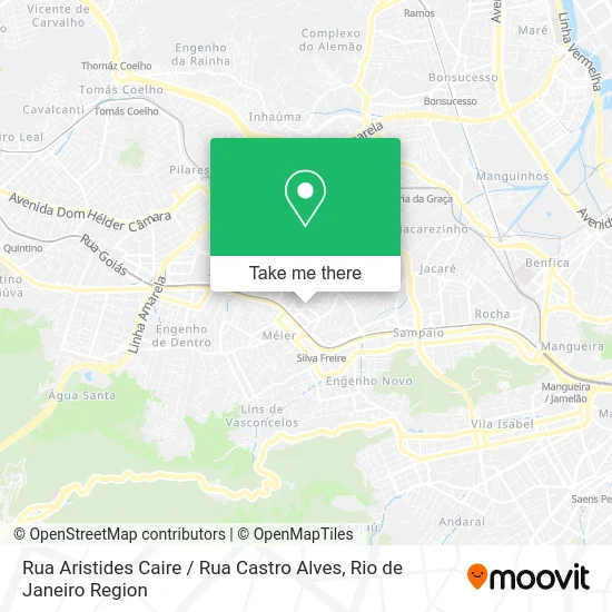 Rua Aristides Caire / Rua Castro Alves map