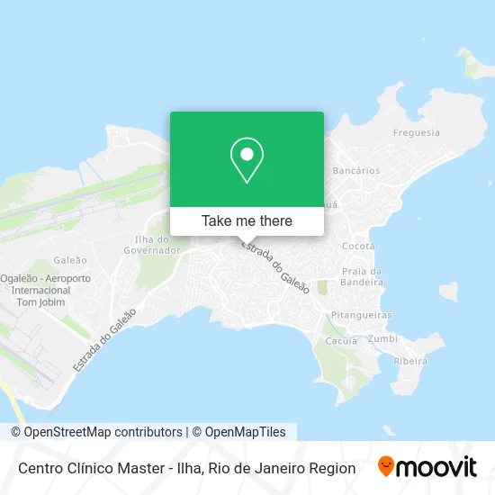 Centro Clínico Master - Ilha map