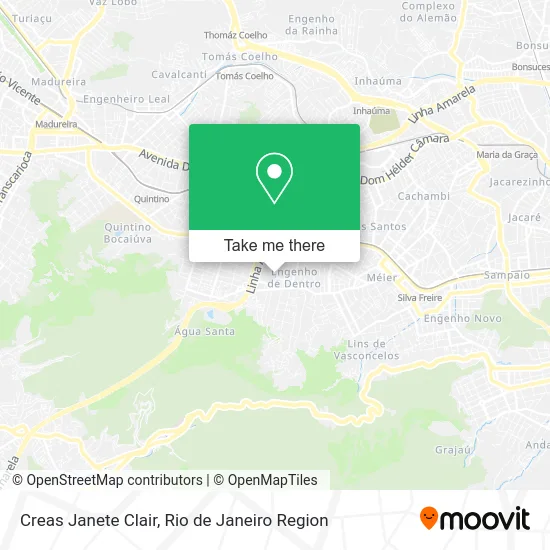 Creas Janete Clair map