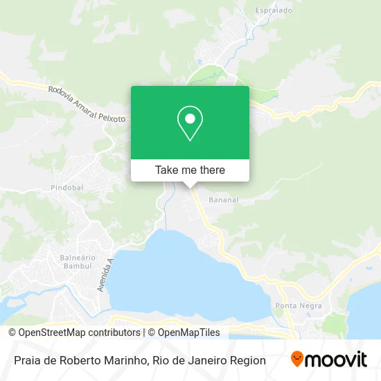 Praia de Roberto Marinho map